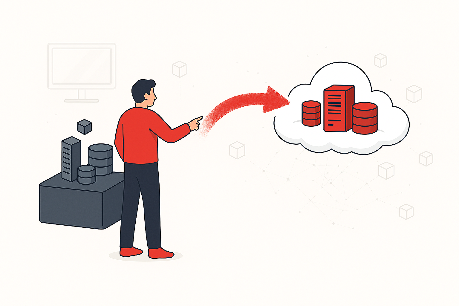 Cloud migration architecture diagram